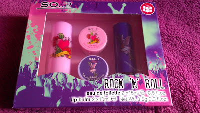 So... Rock 'n' Roll eau de toilette and lip balm set boxed