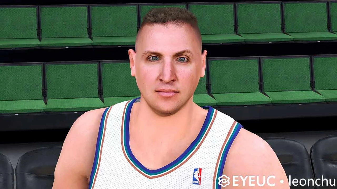 NBA 2K23 Greg Ostertag Retro Cyberface