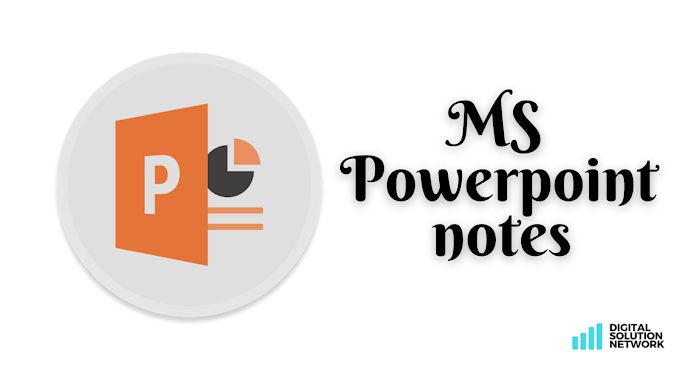  Ms Powerpoint Notes  