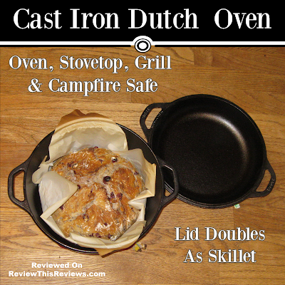Cast Iron Dutch Oven and Lid Skillet