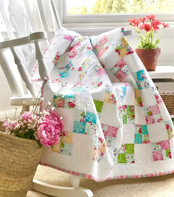 easy four patch quilt