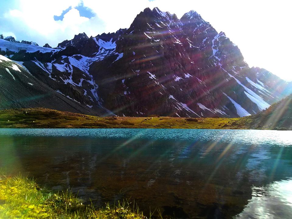 Makoli lake Makoli Yasin valley. Makoli valley in Yasin valley. Tourist Attraction valley in Gilgit Baltistan. Lake in Yasin valley.