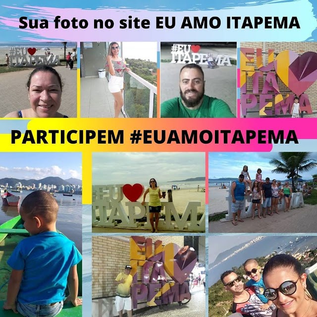 Sua foto aqui no site EU AMO ITAPEMA #euamoitapema