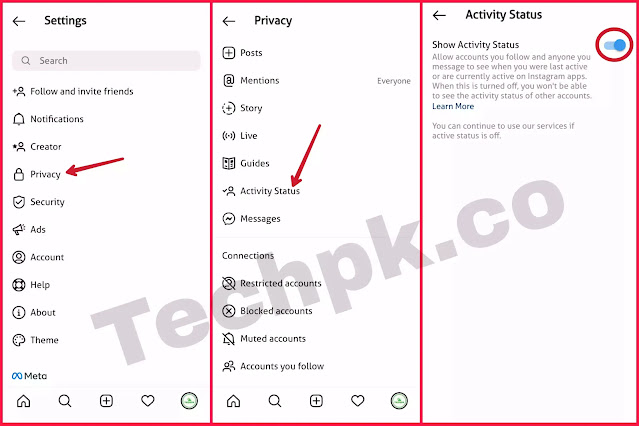 How to Disable Last Seen and Online Status on Instagram