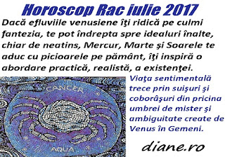 Horoscop iulie 2017 Rac