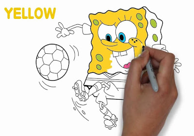 gambar mewarnai spongebob squarepants