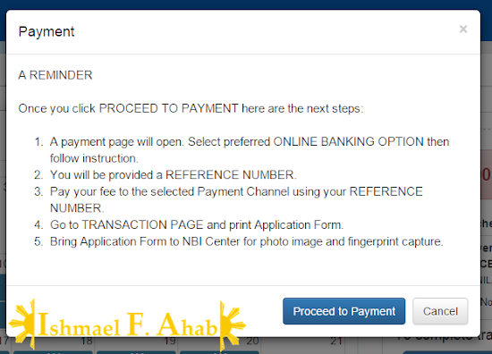 Online NBI Clearance - Step 9