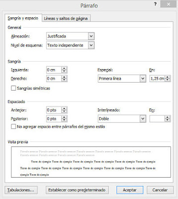 Configuración personalizada