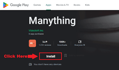 Manything app for PC