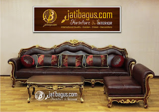 Sofa Sudut Mewah Model L Luxury