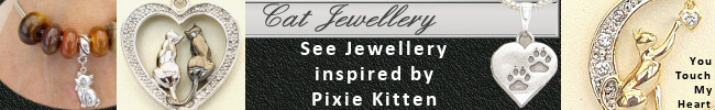 Cat Necklaces and Bracelets by Silver Animal Jewellery