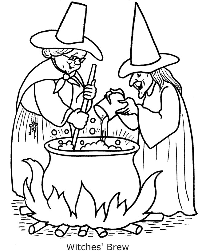 Free Halloween Coloring Pictures To Print 5