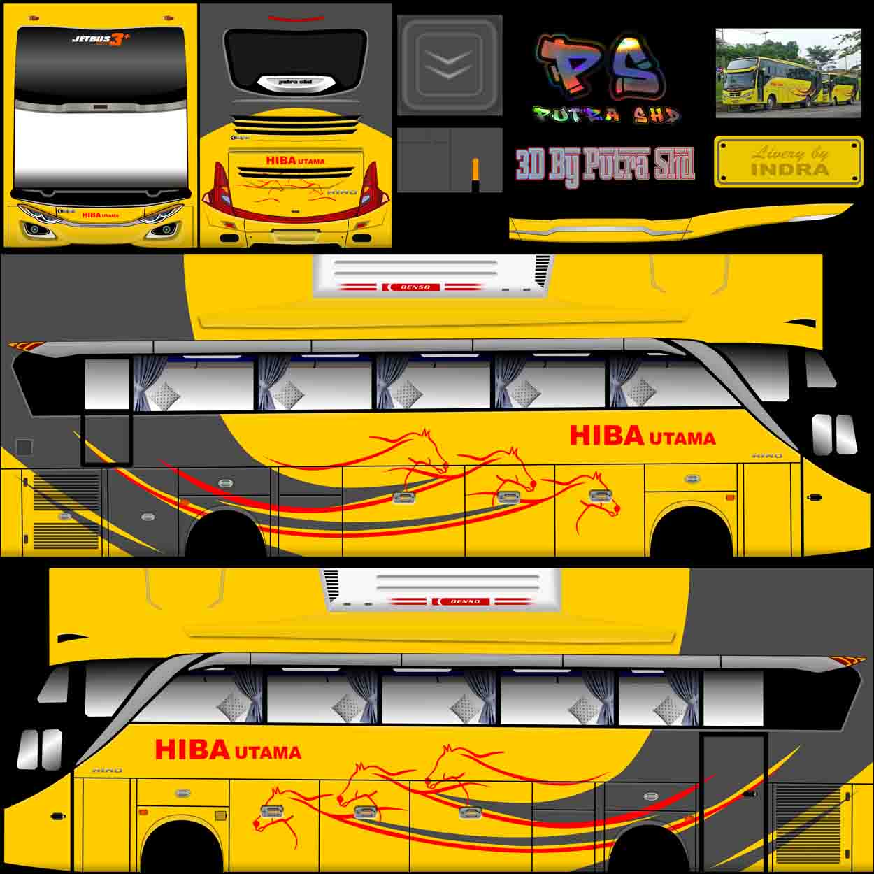 livery bussid hiba utama jernih