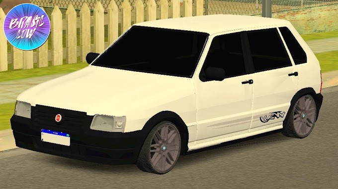 FIAT UNO WAY REBAIXADO PARA PC FRACO & ANDROID - GTA SAN