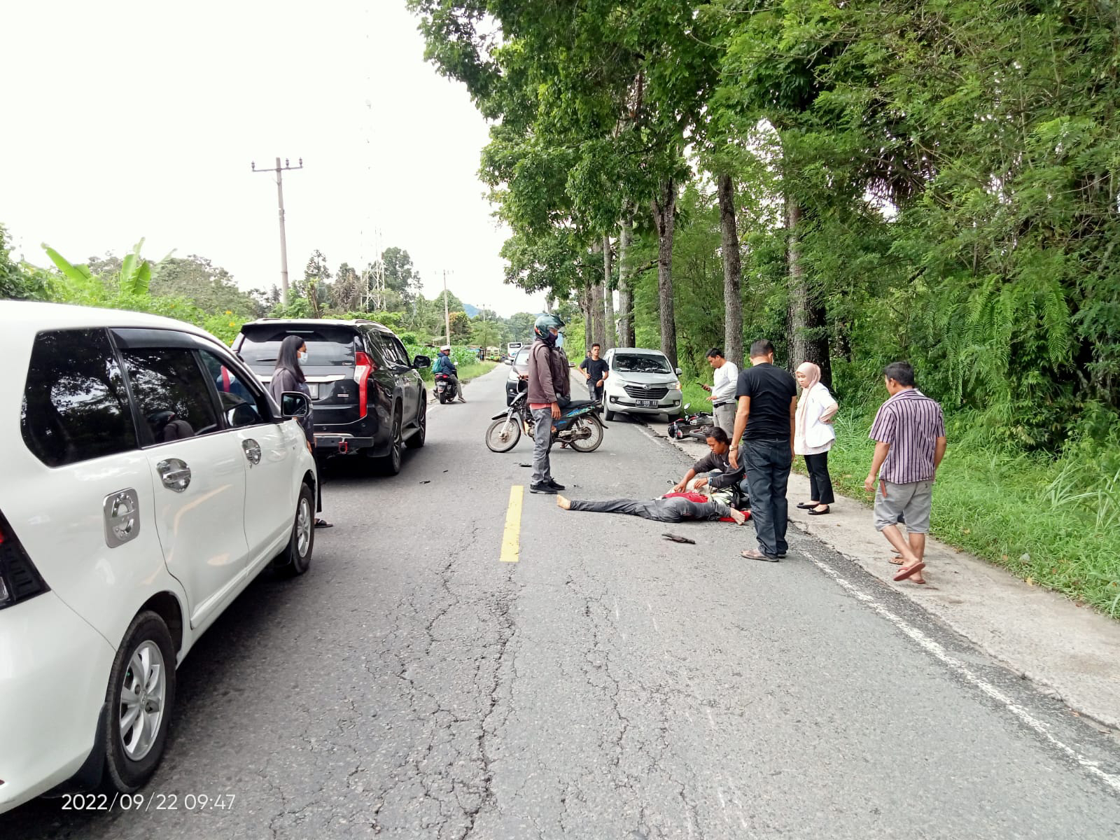 Terlibat Lakalantas, Pria Taput Tewas Tergilas Truck di Pondok Buluh