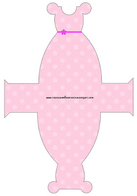 Pink with Pink Polka Dots:  Free Printable Dress Box.