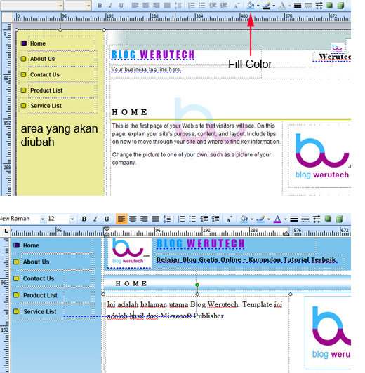 Desain Template Dengan Microsoft Publisher