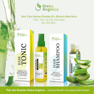 hair tonic green angelica, penumbuh rambut, obat rambut green angelica