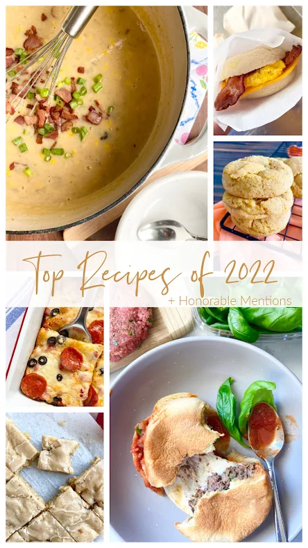 Collage of Top Recipes of 2020 on Ally's Sweet & Savory Eats
