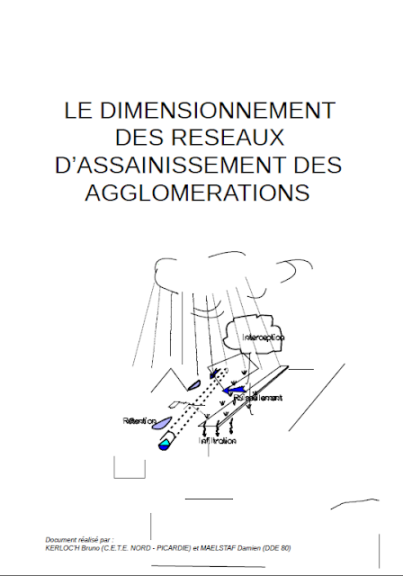 LIVRE LE DIMENSIONNEMENT DES RÉSEAUX D'ASSAINISSEMENT DES AGGLOMÉRATIONS