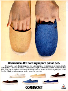 propaganda calçados Comanche - 1977