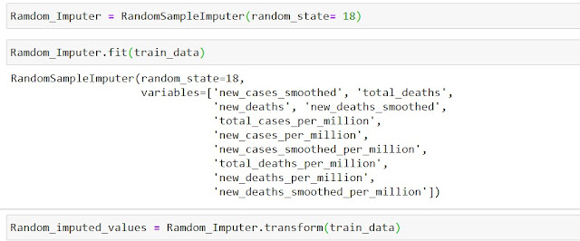 Imputing Random Samples