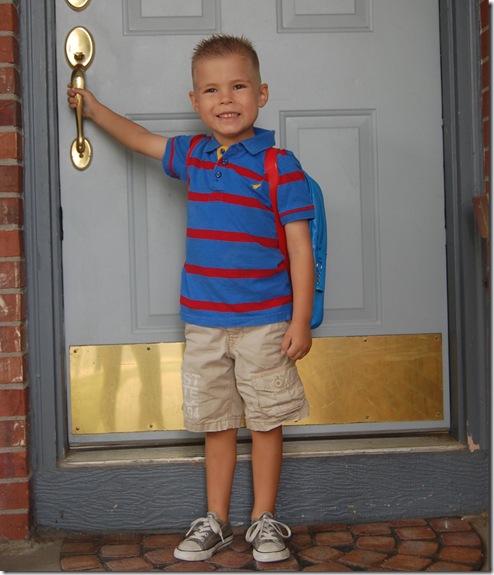 Owen's 1st Day of Pre-K 2012 017
