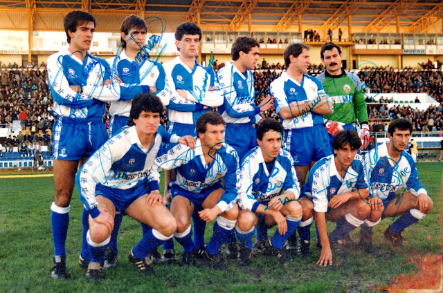 C. E. SABADELL F. C. Temporada 1987-88. Saura, Sánchez, Kitanovski, Fradera, Alonso, Manzanedo. Sala, Villarroya, Rubio, Vinyals y Maestre. CÁDIZ C. F. 3 C. E. SABADELL F. C. 2 Domingo 07/02/1988, 17:00 horas. Campeonato de Liga de 1ª División, jornada 21. Cádiz, estadio Ramón de Carranza: 15.000 espectadores. GOLES: 1-0: 1’, Cabrera. 2-0: 37’, Mágico González. 2-1: 48’, Rubio. 3-1: 82’, Francis. 3-2: 89’, Vinyals.