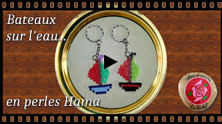 Vidéo Youtube Bateau à voiles Perles Hama mini