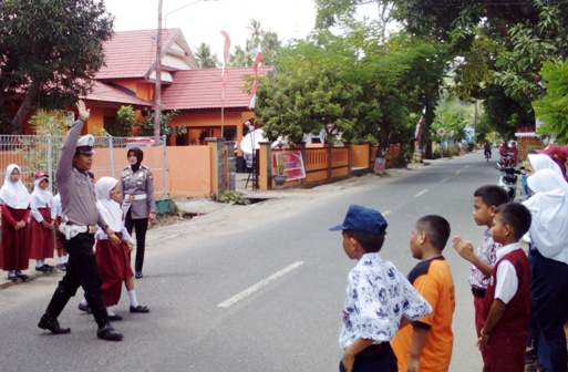 Pelatihan PKS, Personil, Satlantas Polres Selayar ,Langsung Praktek Lapangan