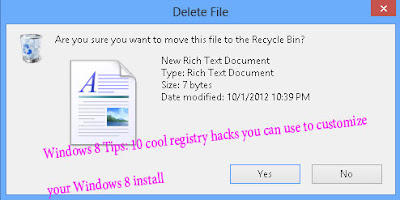 Windows 8 Tips: 10 cool registry hacks you can use to customize your Windows 8 install