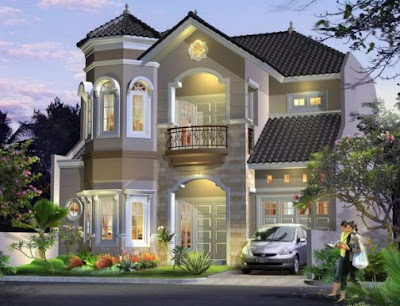 model teras rumah mewah terbaru