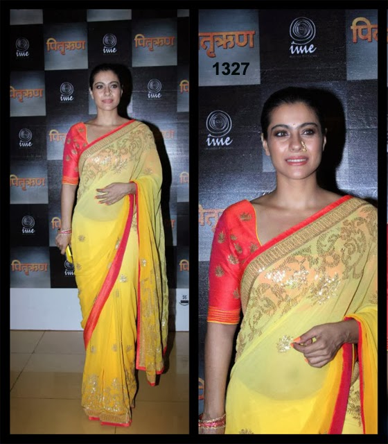 -kajol-in-yellow-georgette-saree