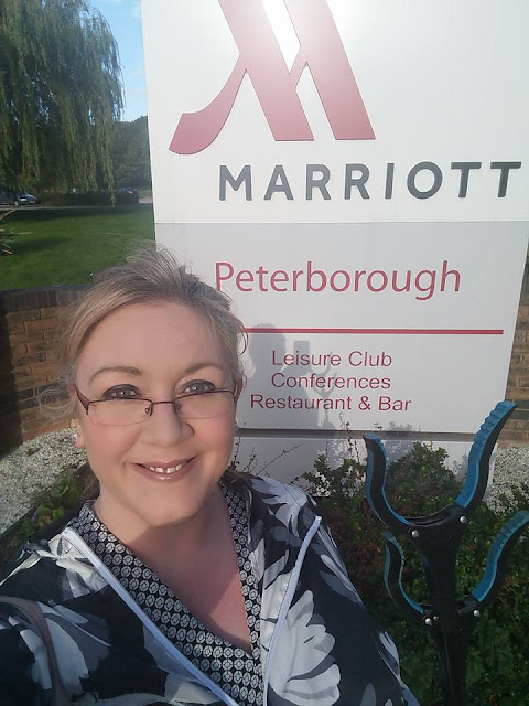 Julie outside the Marriott in Lynchwood ready for the litter pick