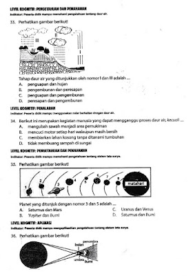 Latihani soal IPA SD MI untuk ujian sekolah semester genap terbaru