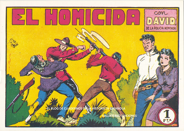 David de la Policía Montada 2. Editorial Valenciana, 1951