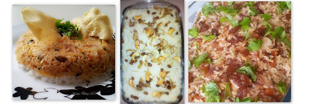 Sea Food Biryani & Chicken Biryani & Vegetable Biryani!!! (same method but few different ingredients)