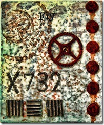 Mixed Media layered backround canvas