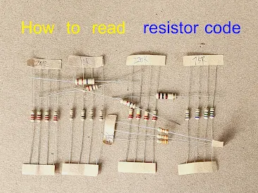 how to read resistor color code