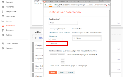 Cara Membuat Laman Daftar Isi Otomatis di Blog