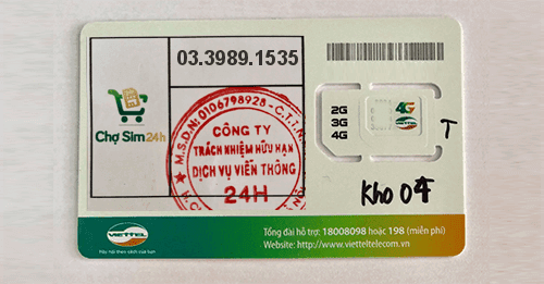 Sim số đẹp 0339891535