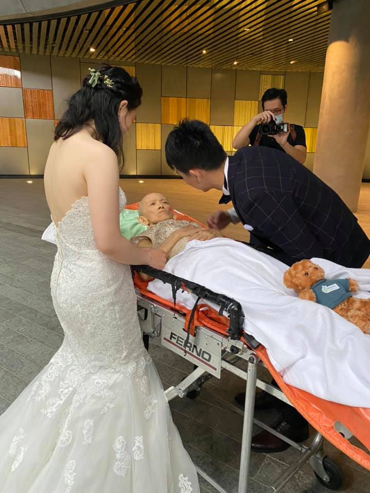 Terminally-ill woman gets to see son wed, thanks to help from charity, posted on Saturday, 17 October 2020