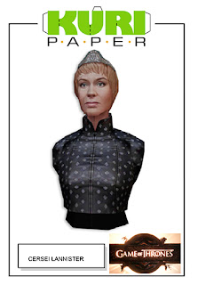 Kuri Paper - Busto Cersei Lannister papercraft