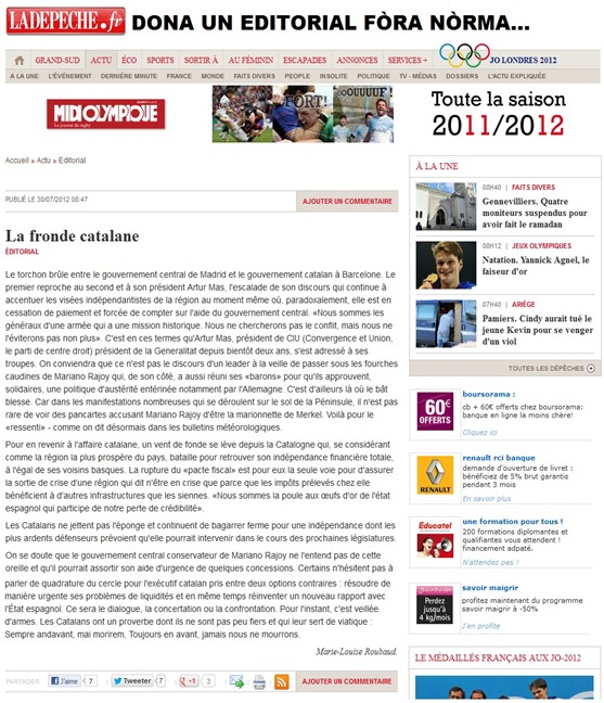 editorial la DDM fòra nòrma
