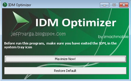 Download IDM Optimizer