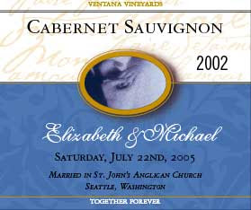 Wedding Wine Labels