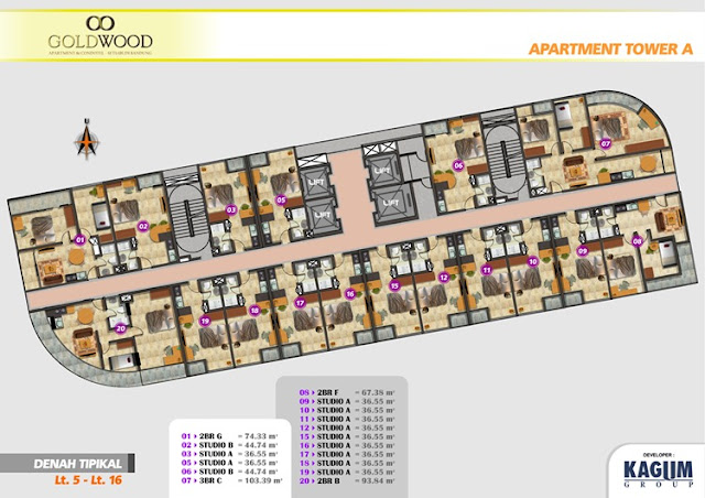 GOLDWOOD APARTEMEN CONDOTEL BANDUNG