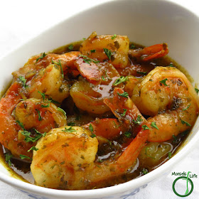 Featured Recipe | Garlic Butter Shrimp from Morsels of Life #recipe #SecretRecipeClub #shrimp #garlic