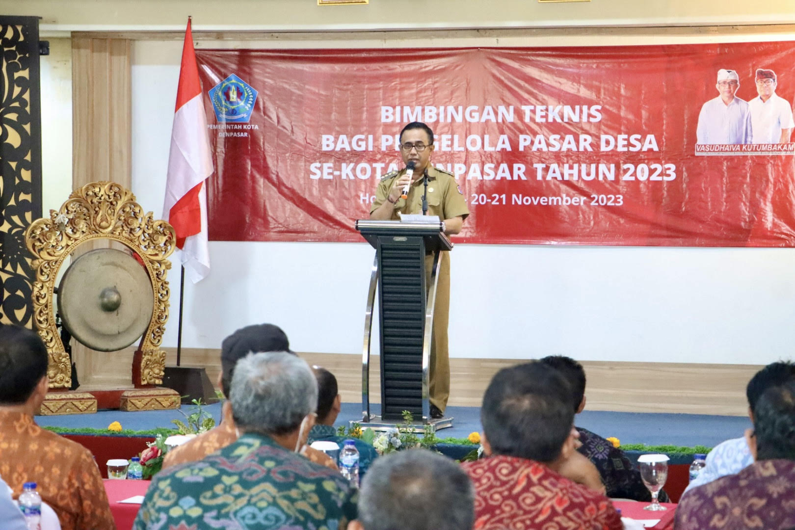 Walikota Jaya Negara Buka Bimtek Pengelola Pasar se-Kota Denpasar    Jadikan Pasar Desa Sebagai Sektor Penggerak Ekonomi Kerakyatan
