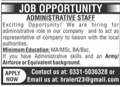 Job Opportunity Administrative Job, Jobs 2024